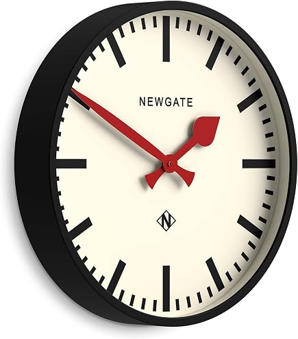 Amazon.com: NEWGATE® Railway wall Clock | Modern Station Clock